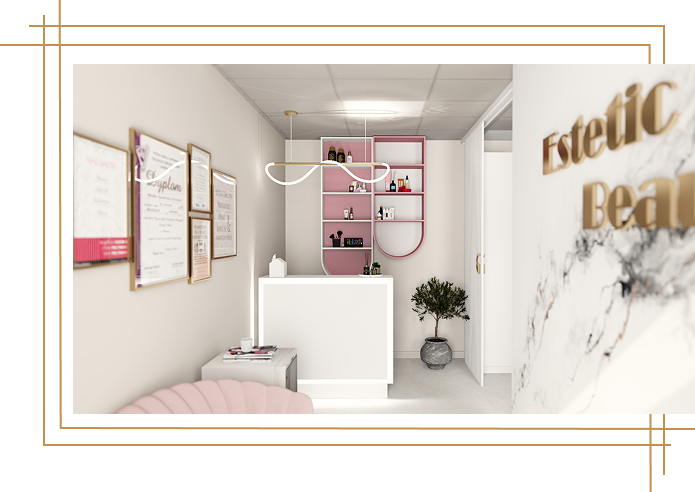 Wnętrze salonu kosmetycznego
